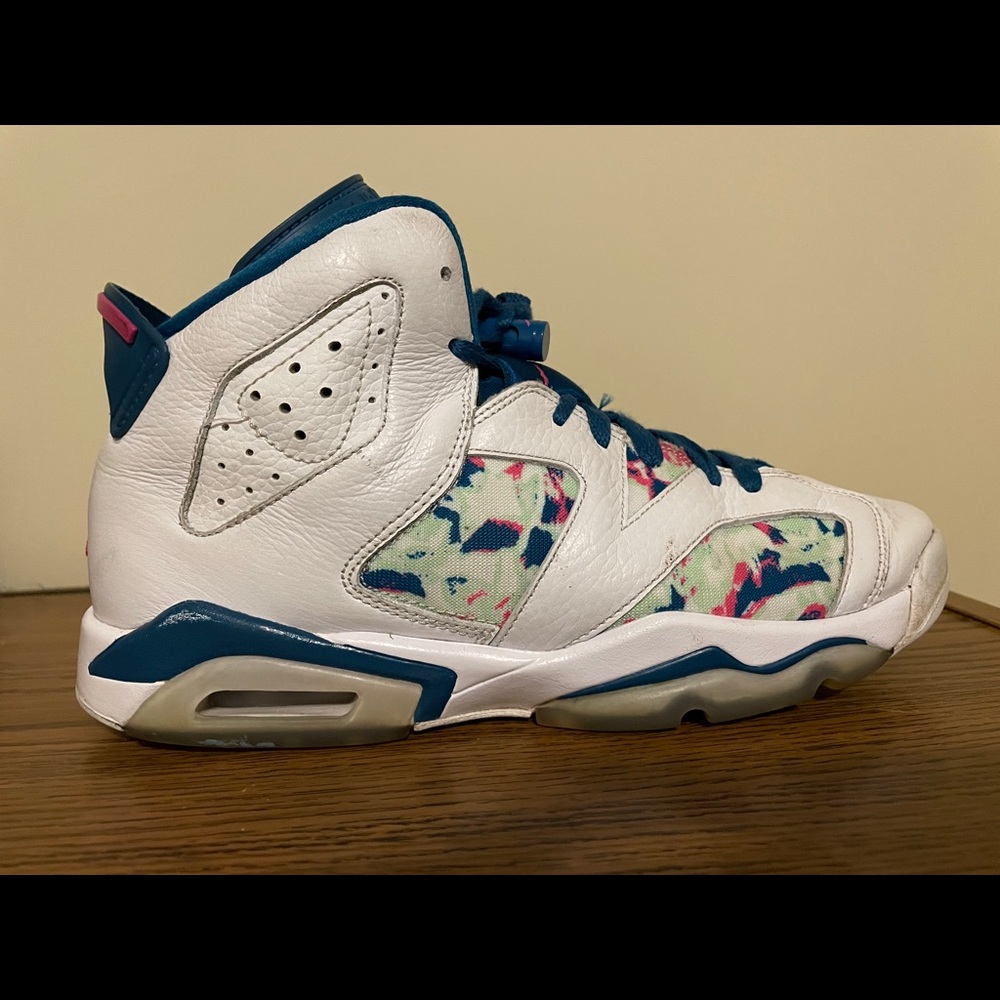 The Air Jordan 6 GS Green Abyss